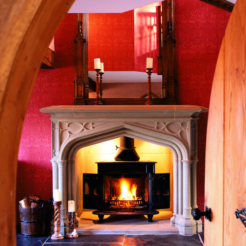 Forest Pennant fireplace
