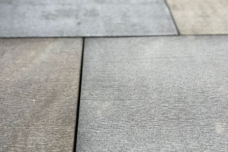 A new tooled finish for our external paving