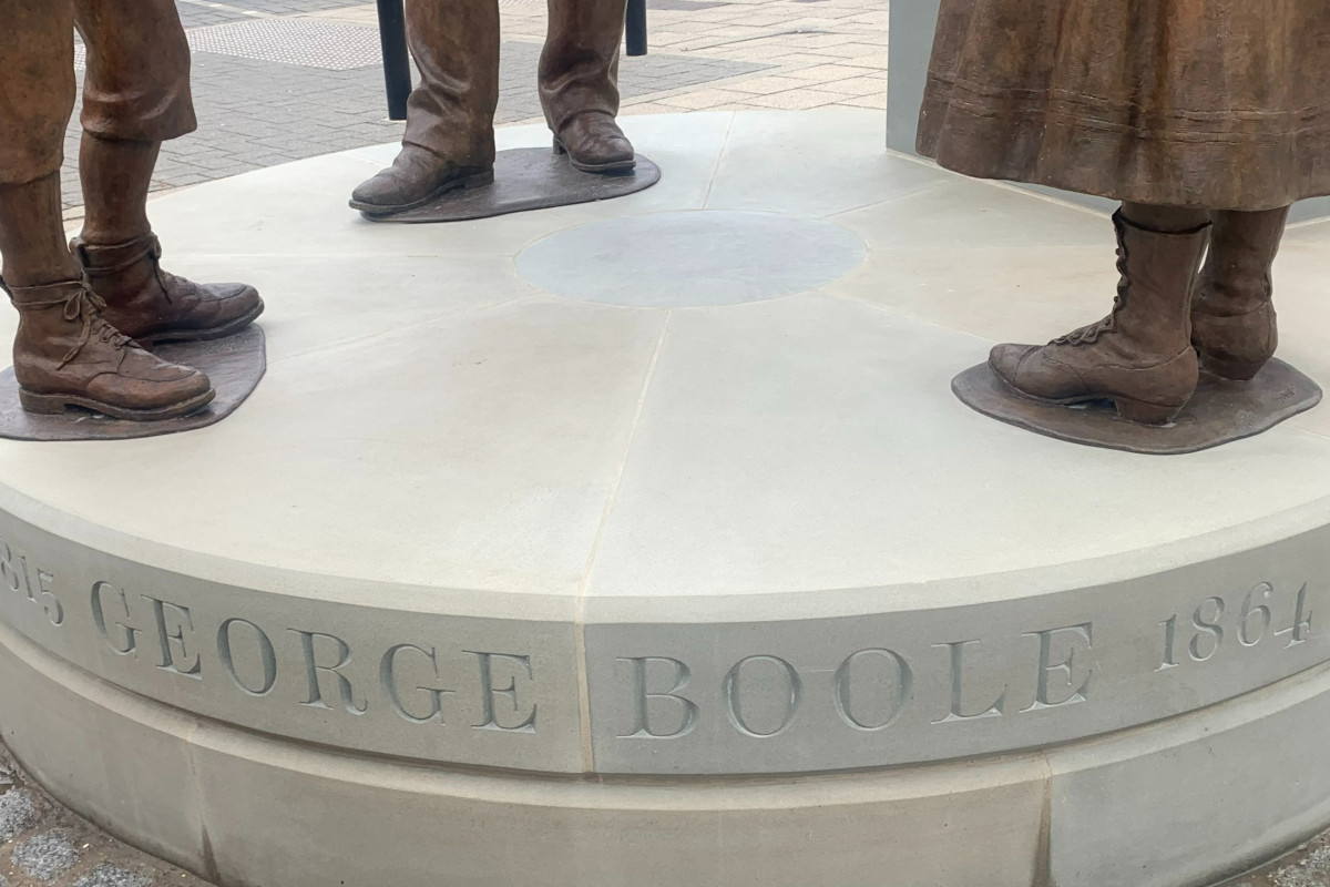 Statue of George Boole, Victorian coder, unveiled in Lincoln